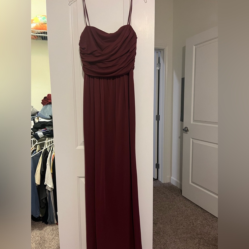David’s bridal wine dress